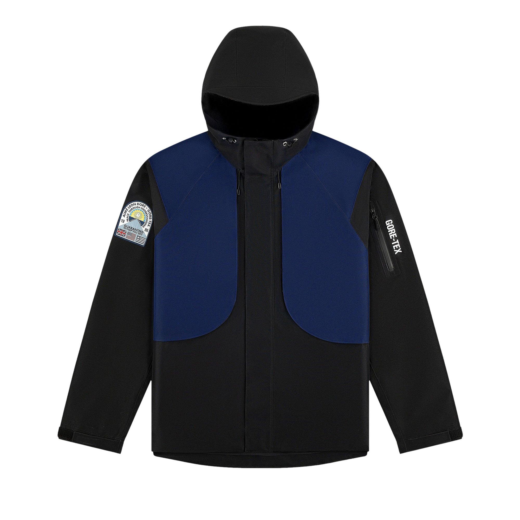 Pre-owned Aimé Leon Dore Gore-tex Offshore Shell Jacket 'jet Black' | Men's Size L
