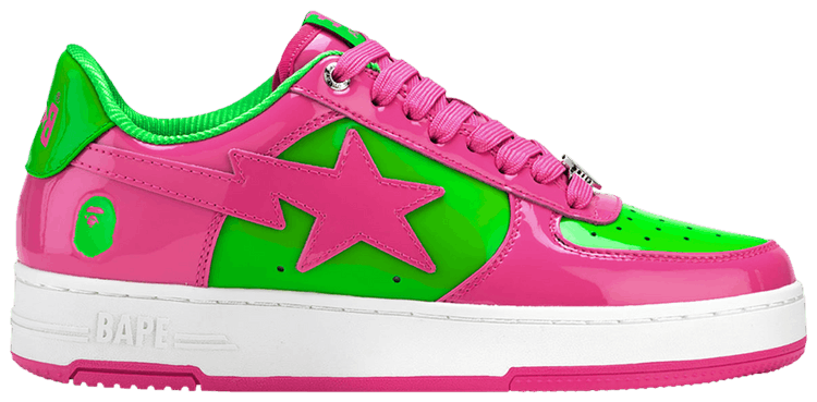 Wmns Bapesta 1 Pink Green