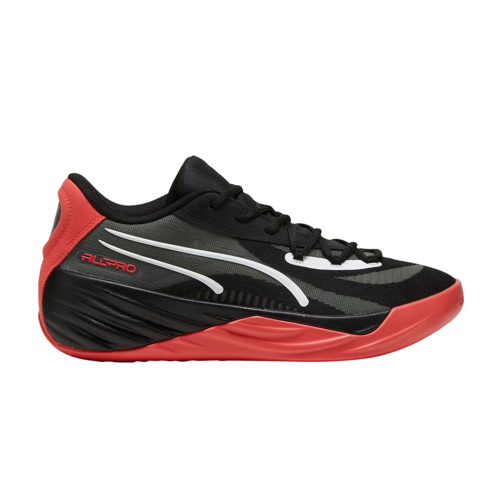 Puma All-Pro Nitro 'Black Active Red' | Men's Size 10 - 379079-08