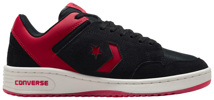 Converse Weapon Low Black Red