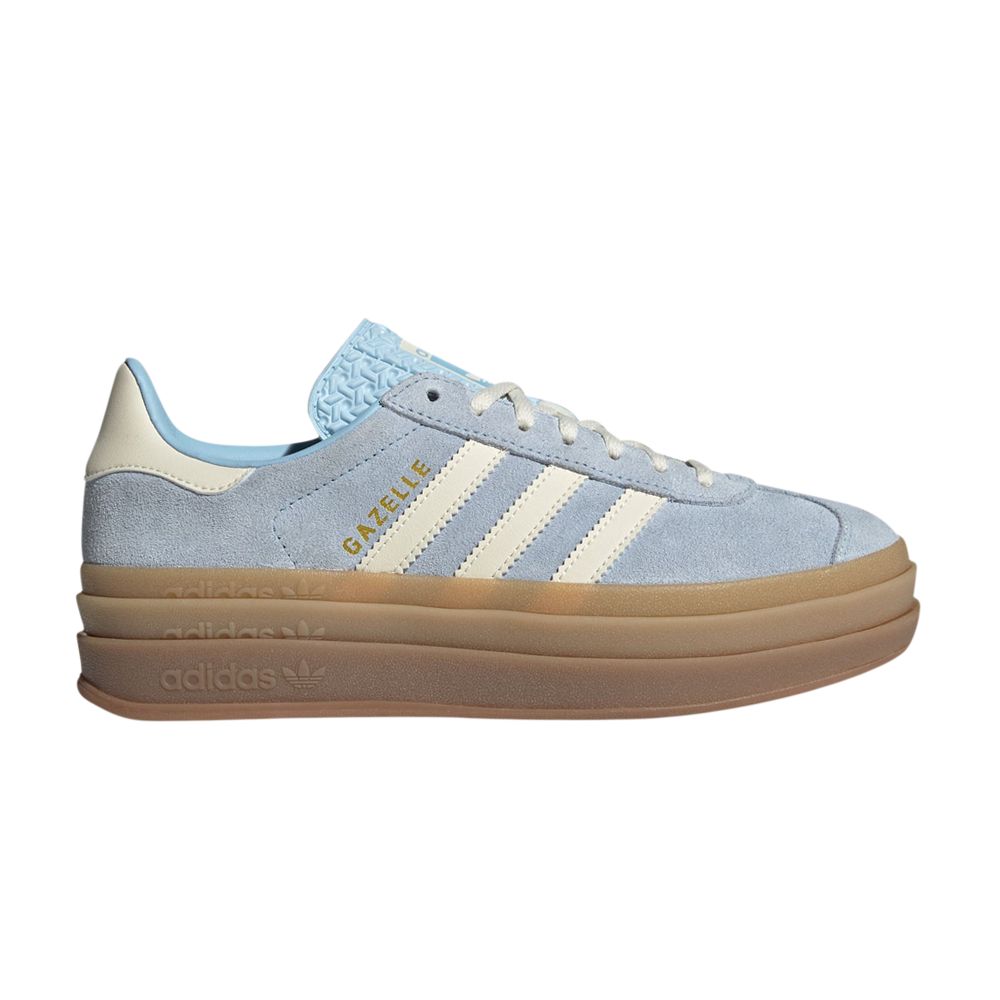 Pre-owned Adidas Originals Adidas Wmns Gazelle Bold 'clear Sky Cream' | Blue | Women's Size 9