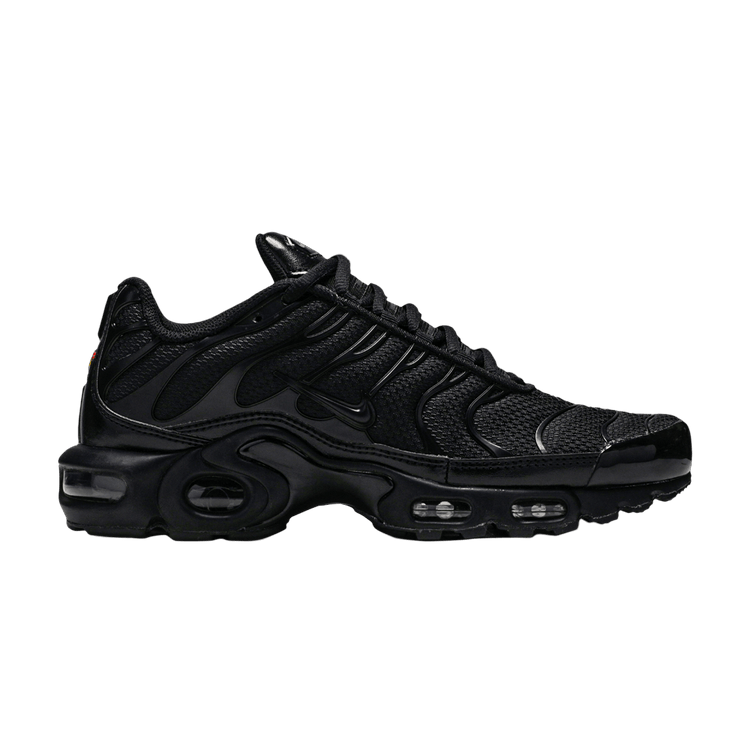 Nike Air Max Plus TN Leather 'Triple Black' Men Sneakers | eBay