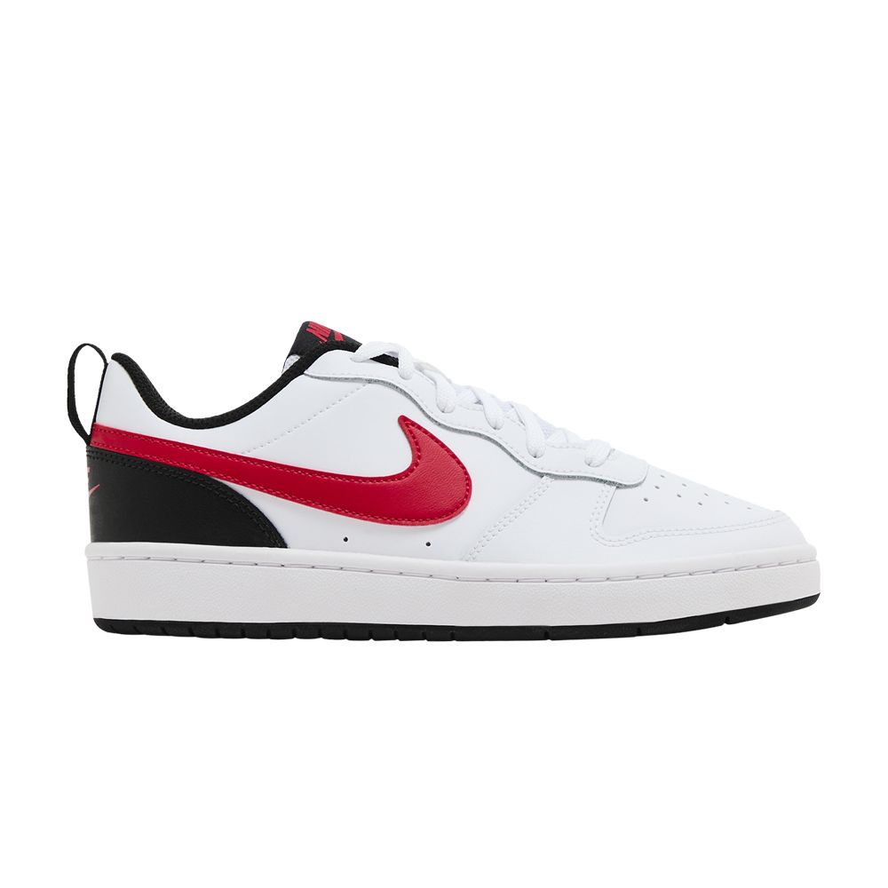 Pre-owned Nike Court Borough Low 2 Gs 'white University Red' | Kid's Size 5.5