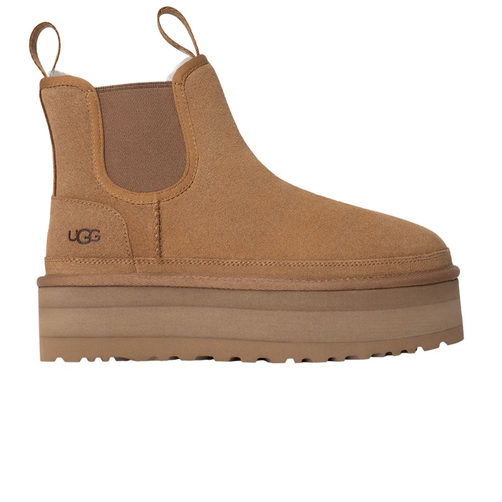 Pre-owned Ugg Wmns Neumel Platform Chelsea Boot 'chestnut' | Brown | Women's Size 7