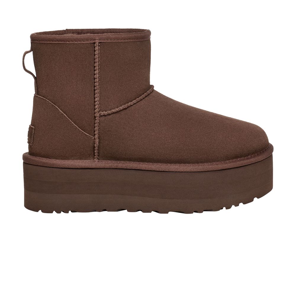 Pre-owned Ugg Wmns Classic Mini Platform Boot 'burnt Cedar' | Brown | Women's Size 10