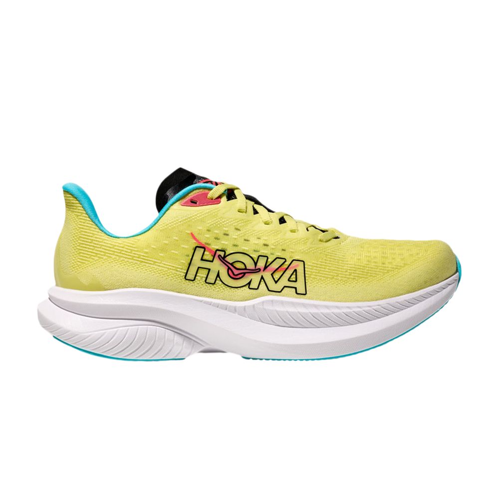 Pre-owned Hoka Wmns Mach 6 'yuzu Cielo Blue' | Yellow | Women's Size 6
