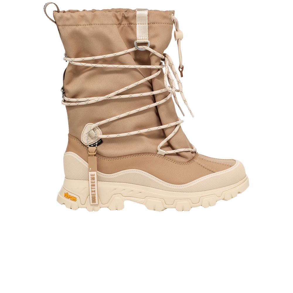 Pre-owned Ugg Wmns Metropeak Boot 'sand' | Cream | Women's Size 5