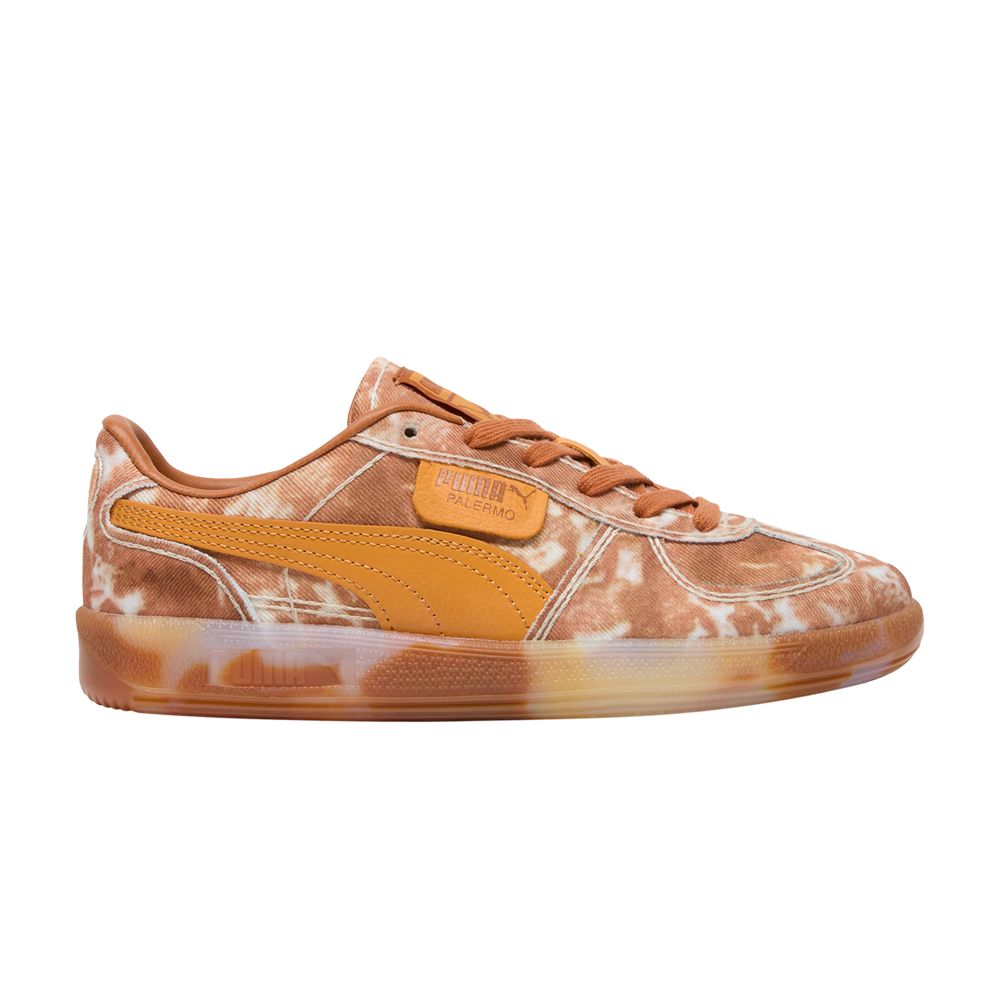 Pre-owned Puma Wmns Palermo 'faded Denim' | Brown | Women's Size 9.5