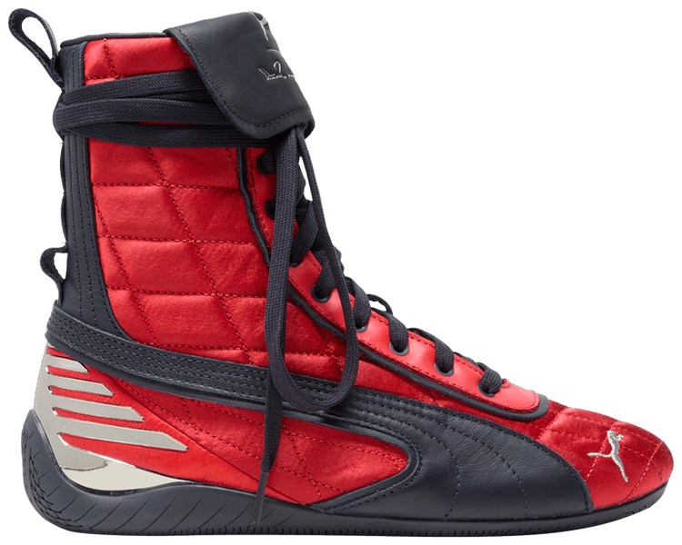 LaQuan Smith x Puma Wmns Speedcat Mid For All Time Red Black Satin