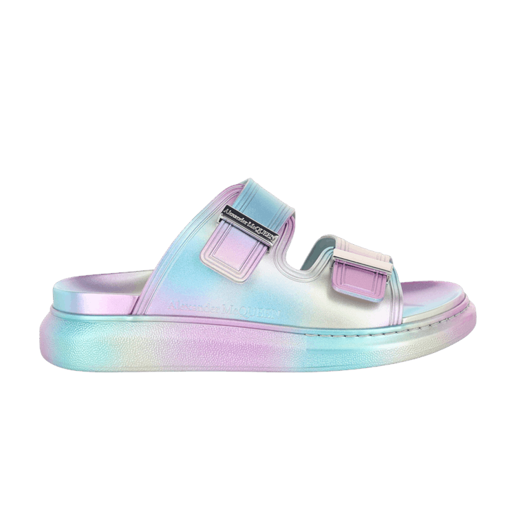 Buy Alexander McQueen Wmns Hybrid Slide 'Silver Multi-Color' - 697095 ...