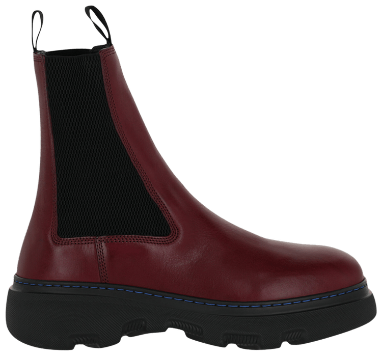 Burberry Creeper Chelsea Boot Plum