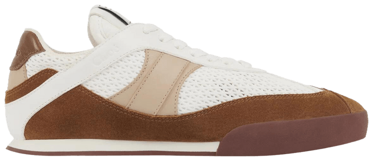 Chloe Wmns Kick Sneaker Natural Brown