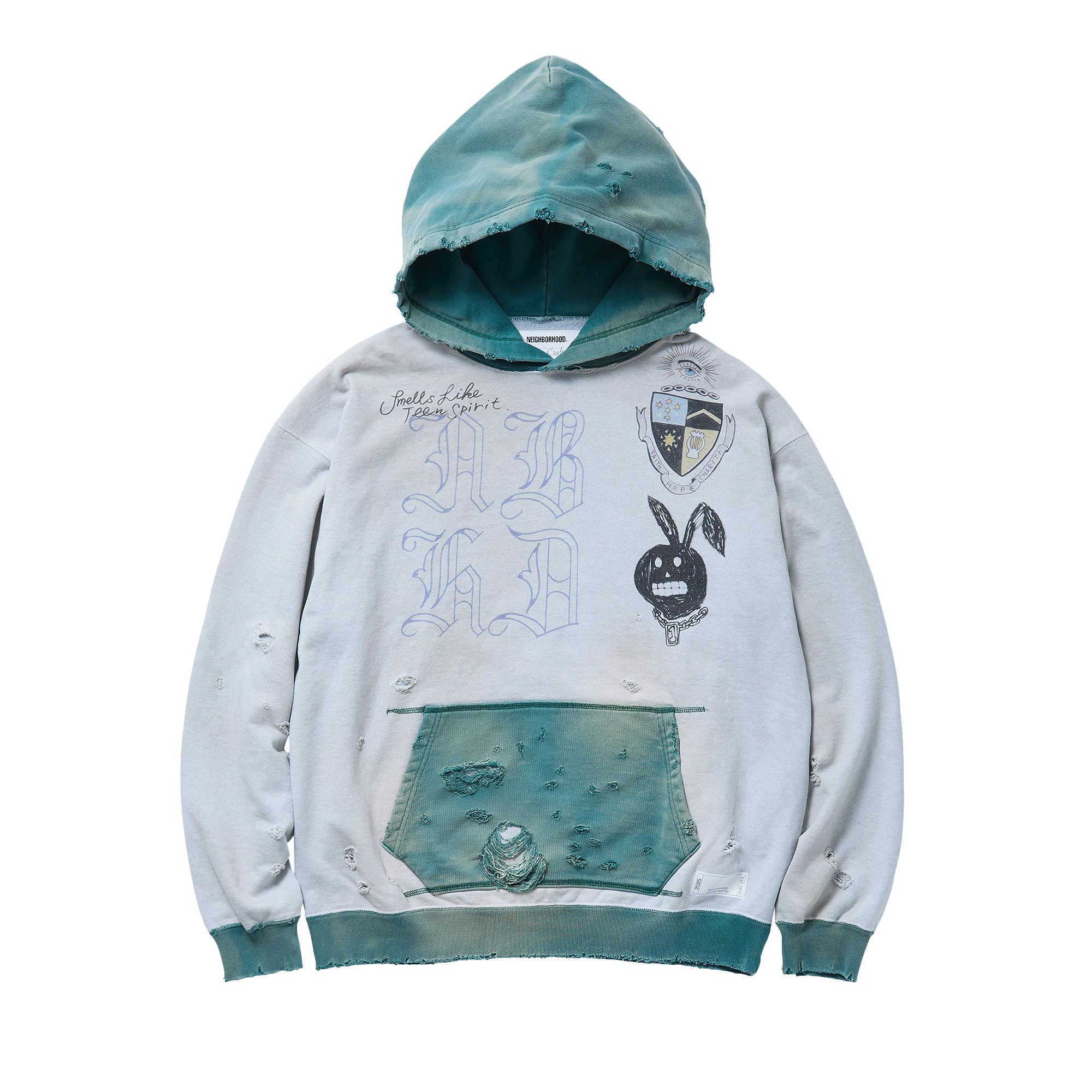 Pre-owned Neighborhood Savage Hoodie 'green' | Men's Size L