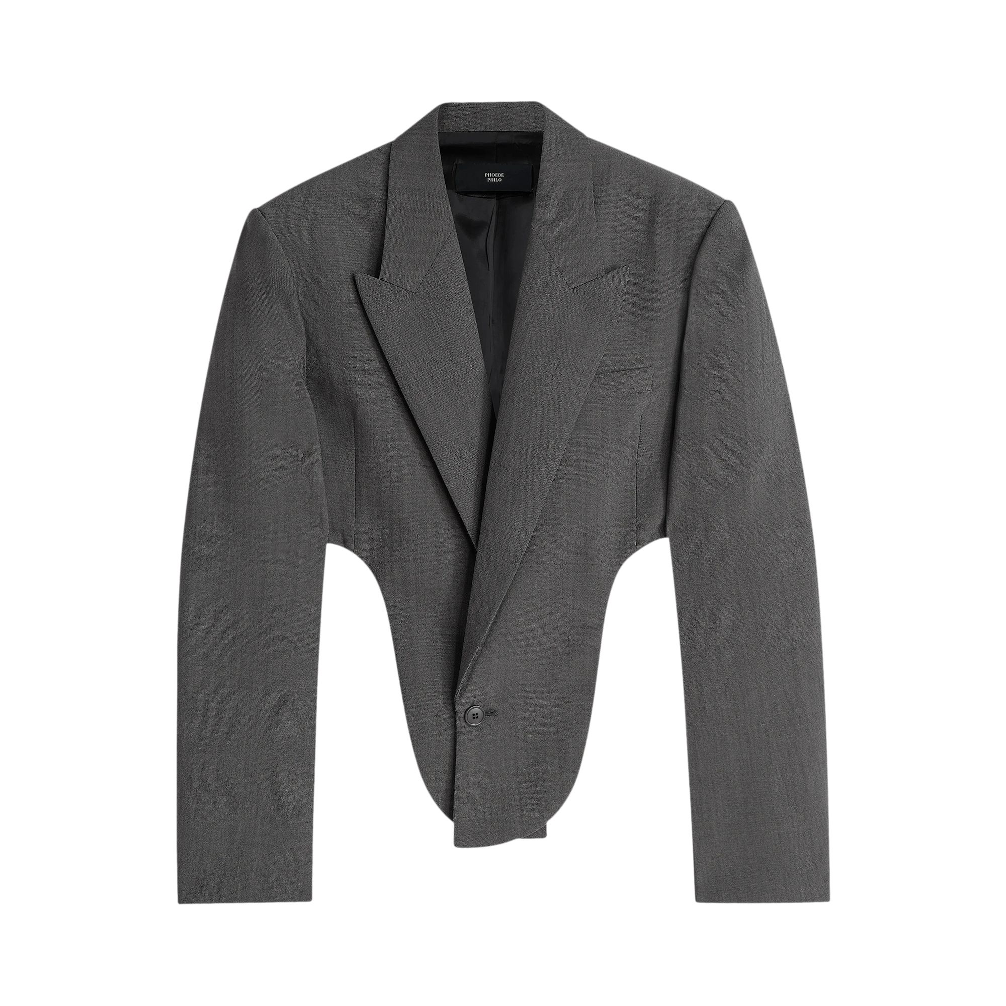 Pre-owned Phoebe Philo Tucked Tailored Jacket 'dark Taupe' | Grey | Women's Size 36