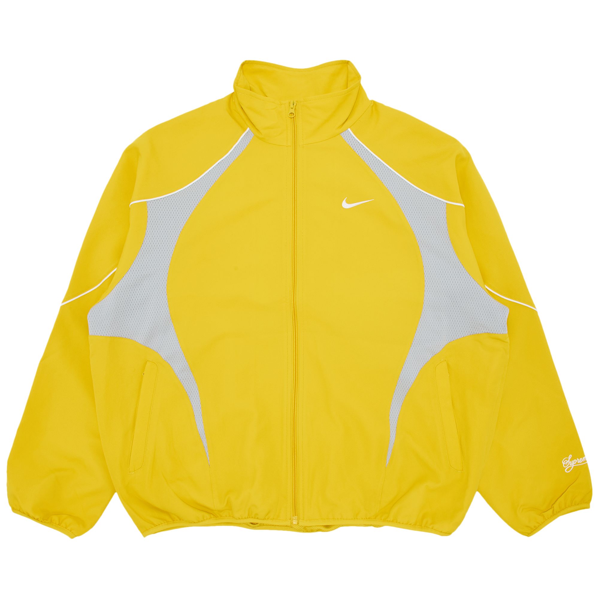 Pre-owned Supreme X Nike Track Jacket 'yellow' | Men's Size M