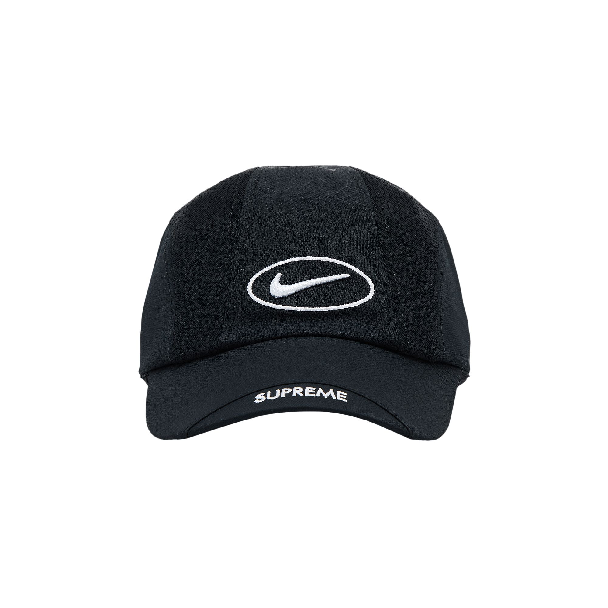 Pre-owned Supreme X Nike Running Hat 'black' | Men's Size Onesize