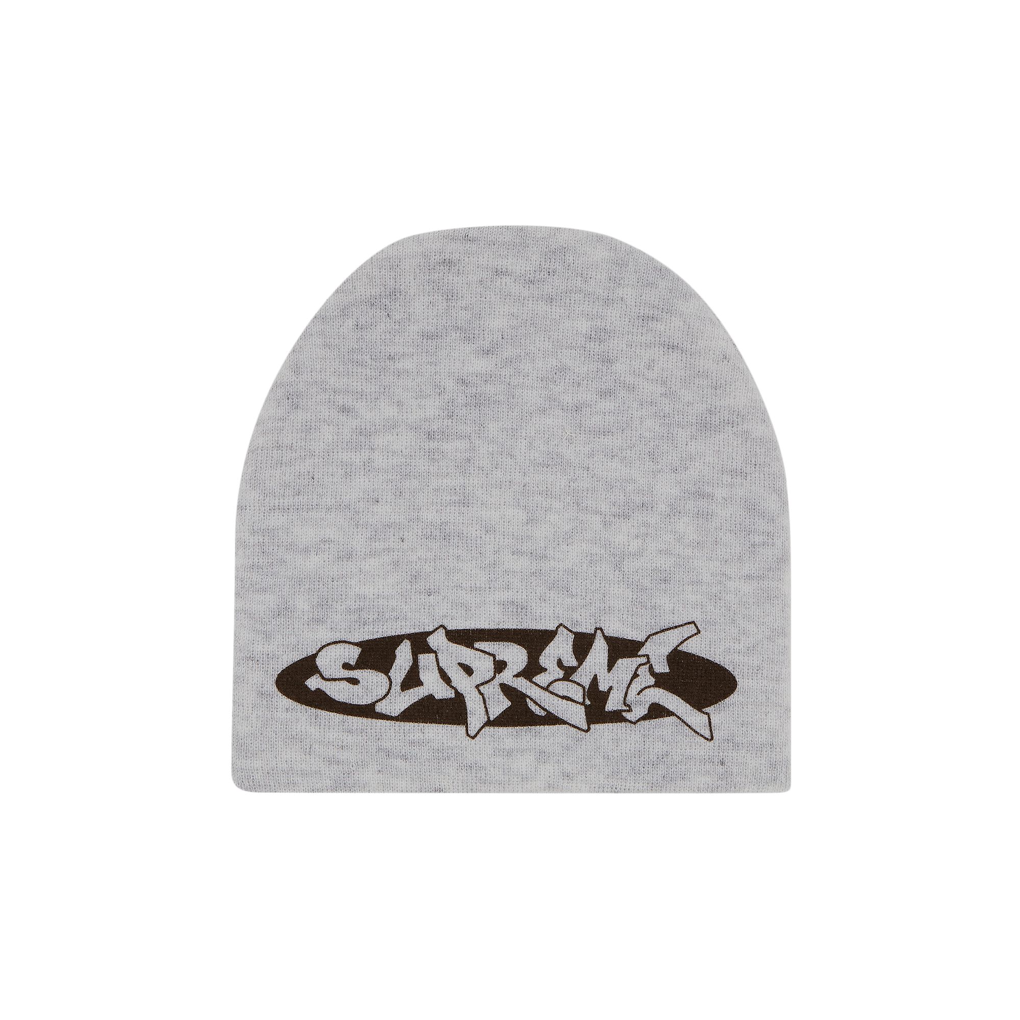 Pre-owned Supreme New World Order Beanie 'ash Grey' | Men's Size Onesize In Gray