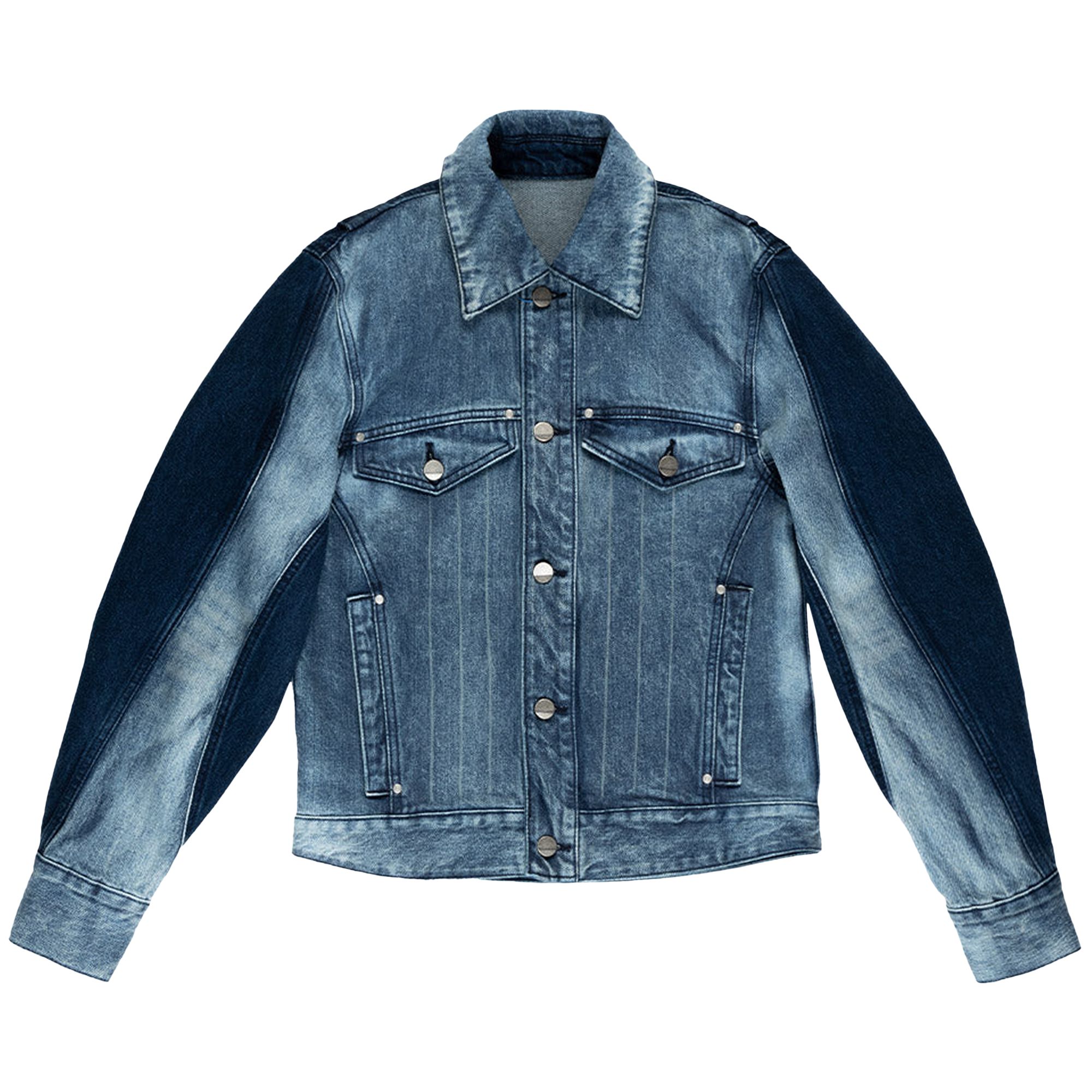 Pre-owned Ader Error Regular Fit Trucker Denim Jacket 'blue' | Men's Size L