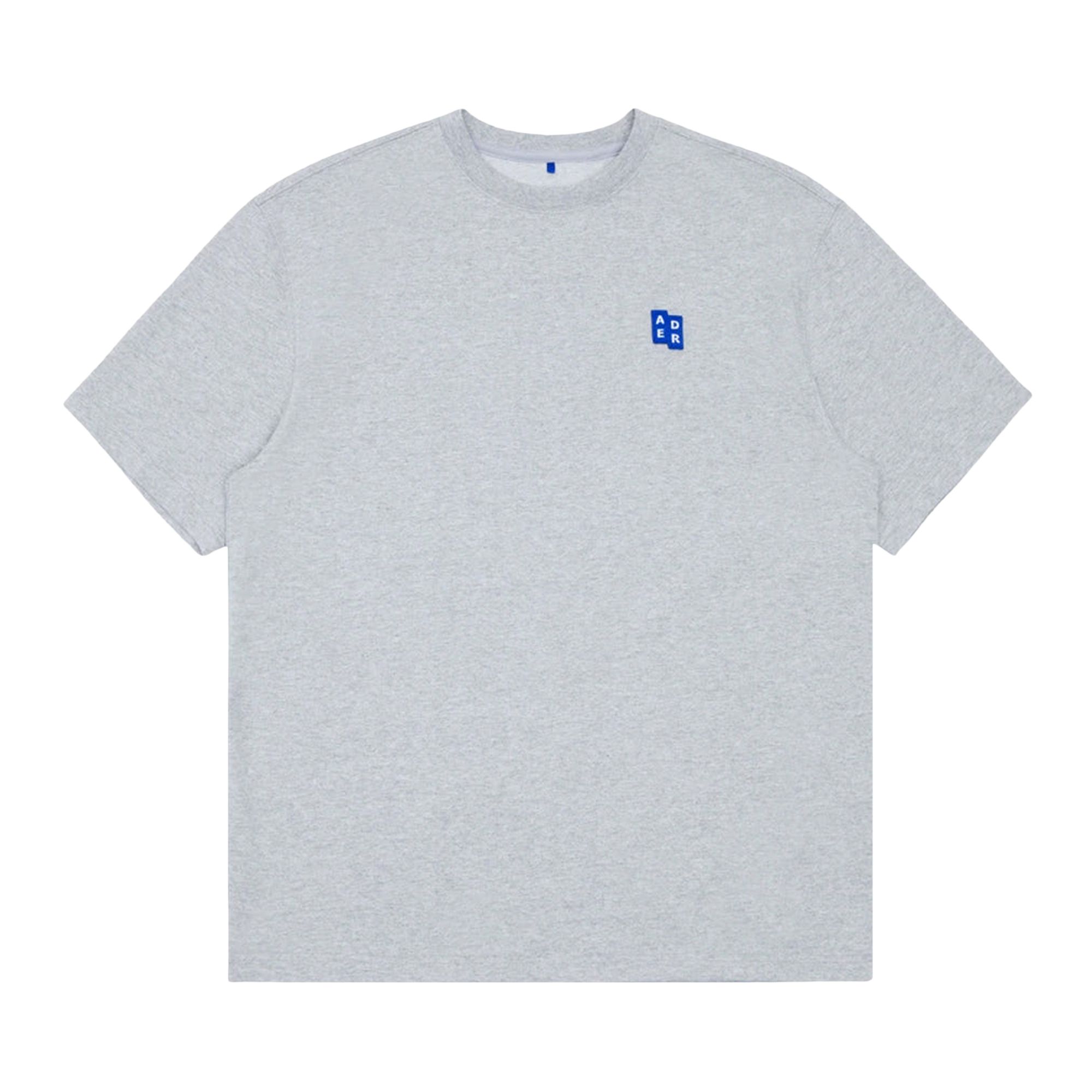 Pre-owned Ader Error Trs Tag T-shirt 'grey' | Men's Size L In Gray