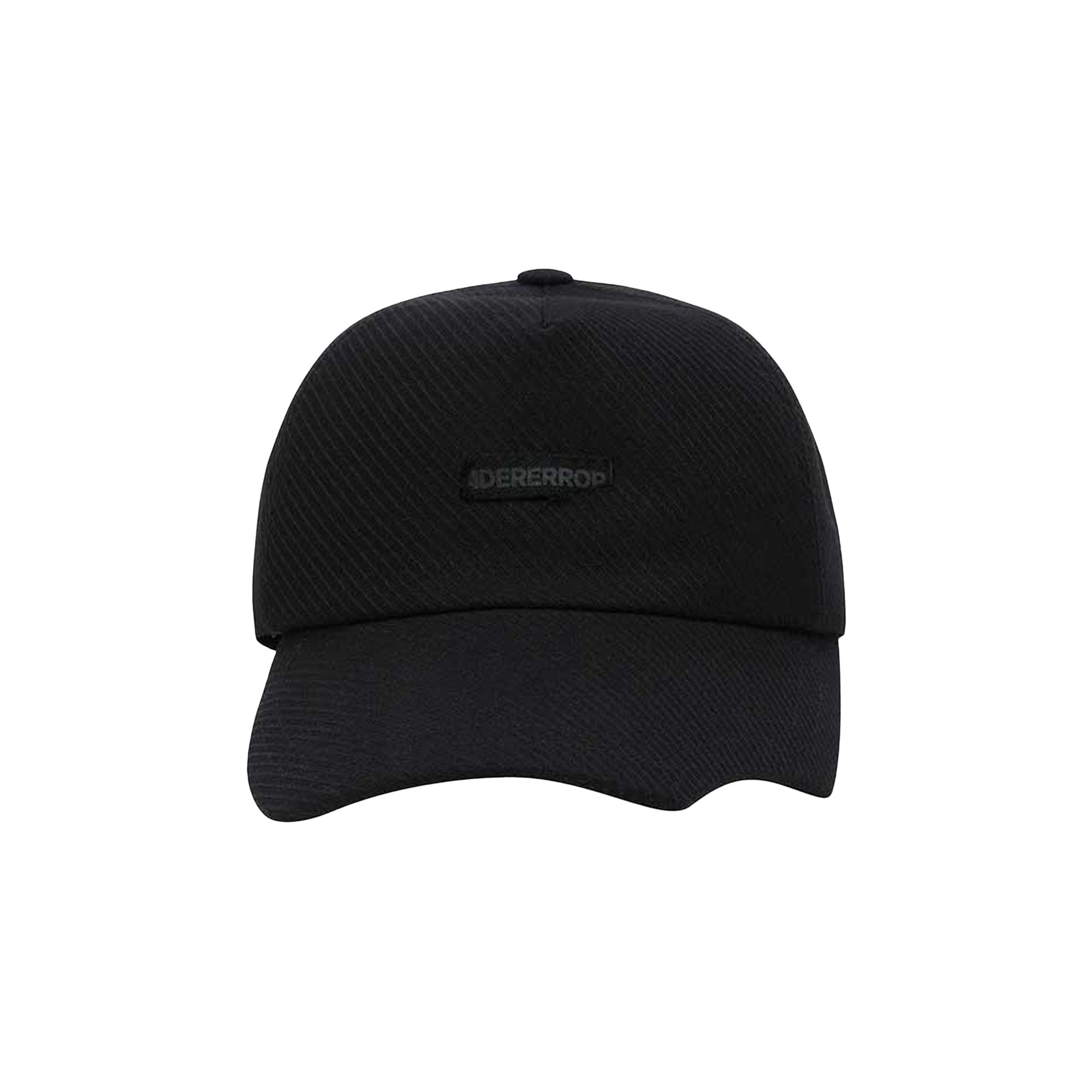 Pre-owned Ader Error Wool 5 Panels Cap 'black' | Men's Size S
