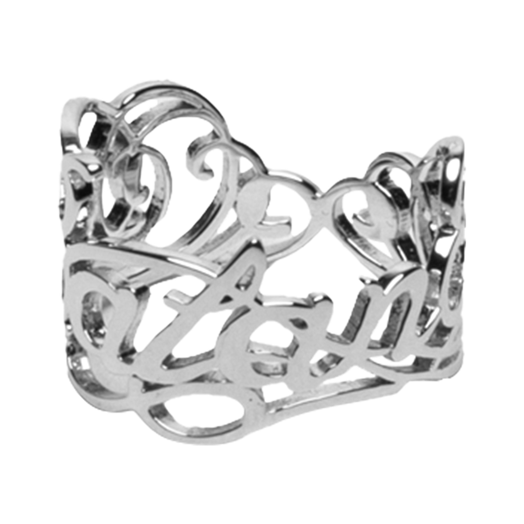 Pre-owned Undercover Balance Cutout Ring 'silver' | Men's Size 17