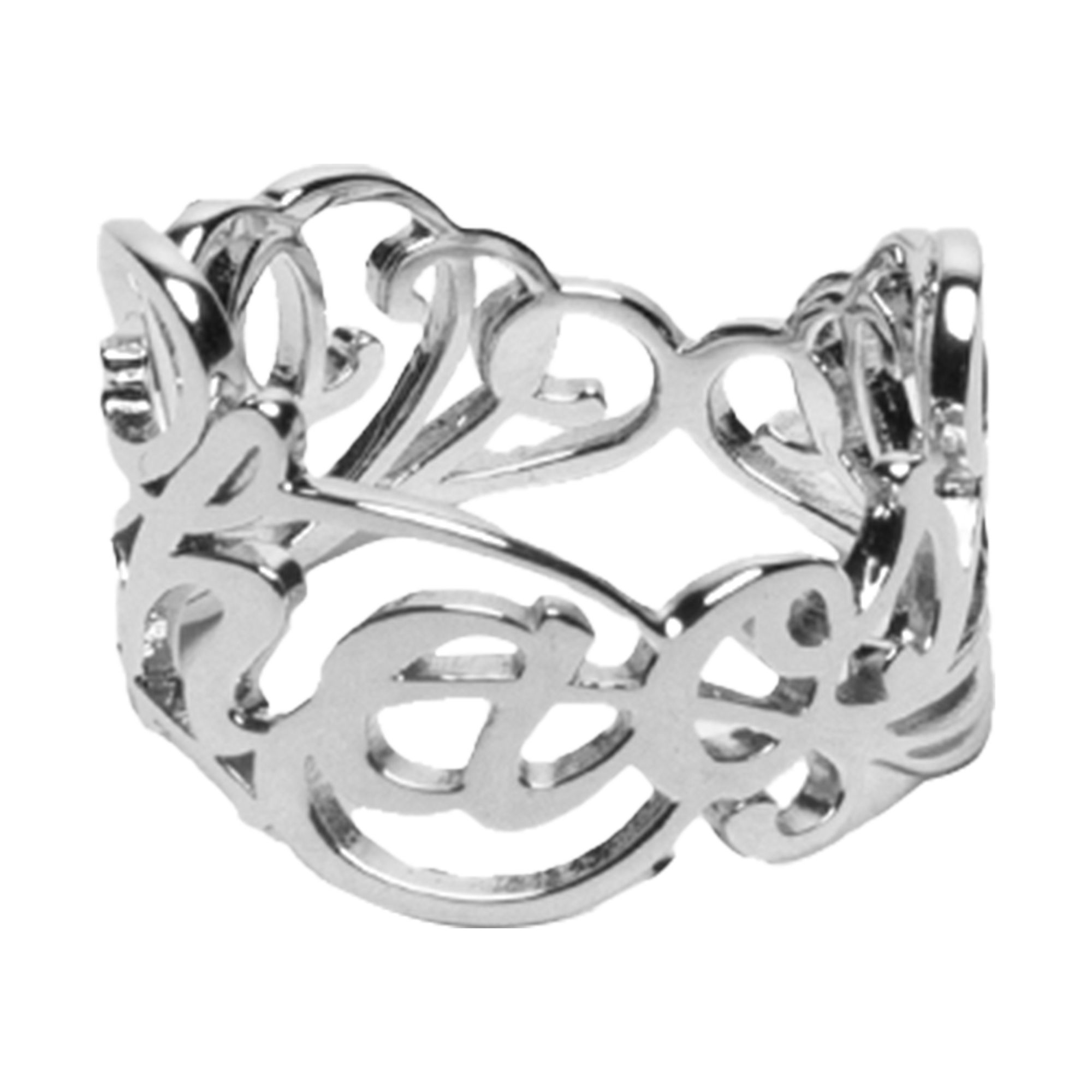 Pre-owned Undercover Chaos Cutout Ring 'silver' | Men's Size 19