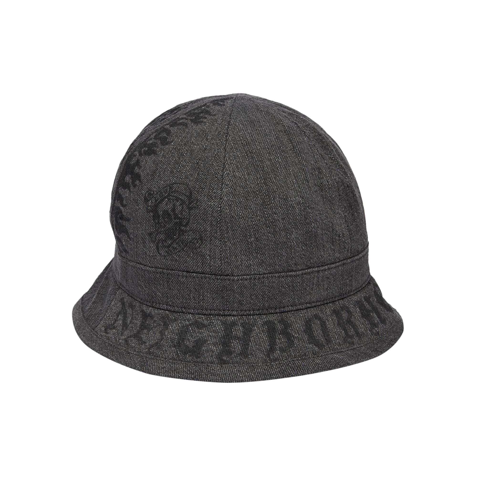 Pre-owned Neighborhood Fade Denim Ball Hat 'black' | Women's Size L