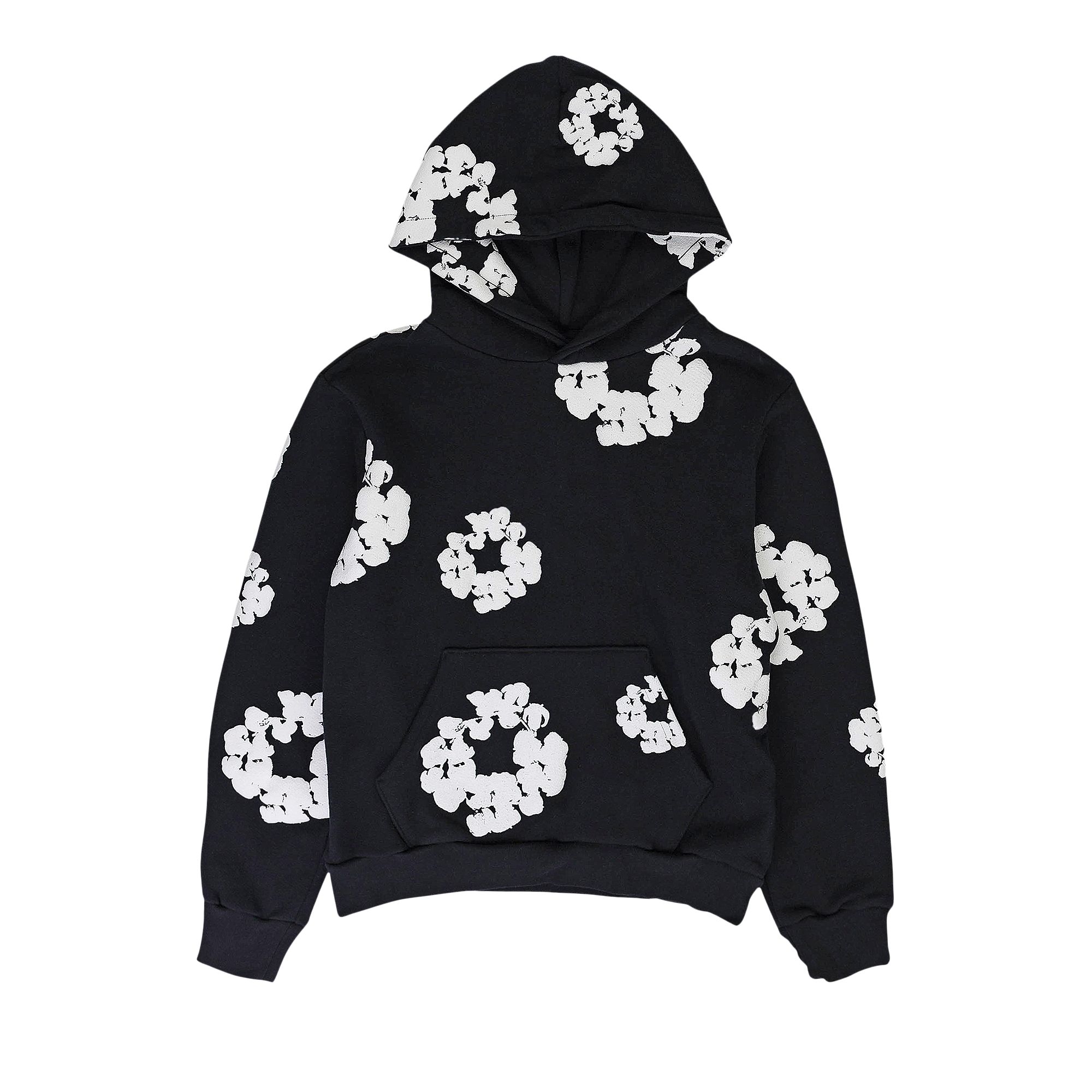 Pre-owned Denim Tears Wreath Hoodie 'black' | Men's Size Xl