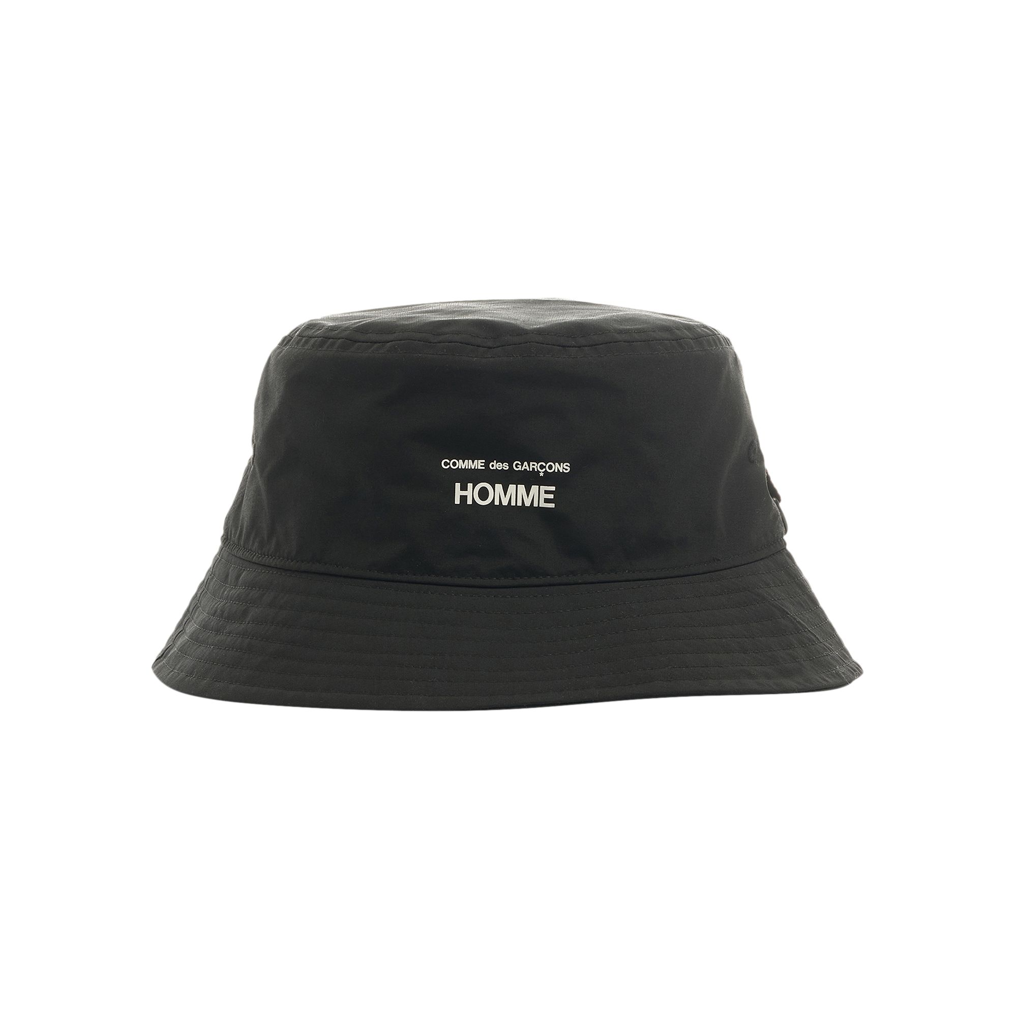 Pre-owned Comme Des Garçons Homme Deux Comme Des Garçons Homme Plus Nylon Weather Hat Briefing 'black' | Men's Size Onesize