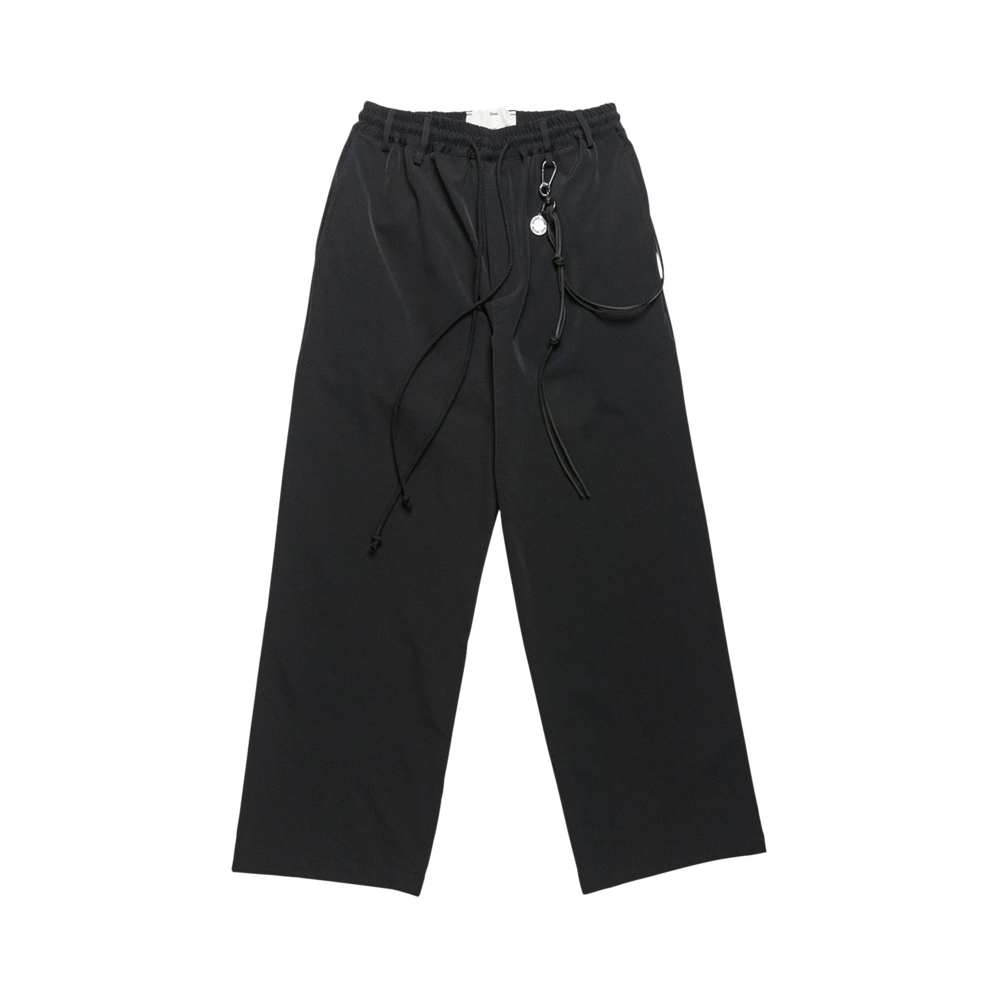 Pre-owned Song For The Mute Poly Tech Relaxed Lounge Pant 'black' | Tan | Men's Size 48