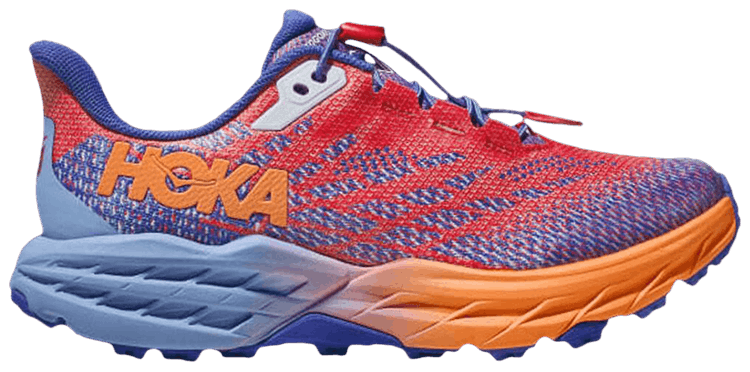 HOKA Speedgoat 5 Kids Cerise Stellar Blue