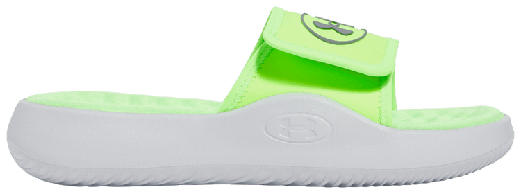 Under Armour Ignite Pro 8 Slide GS Mod Grey Hyper Green