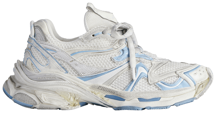 Balenciaga Wmns Runner Sneaker White Light Blue