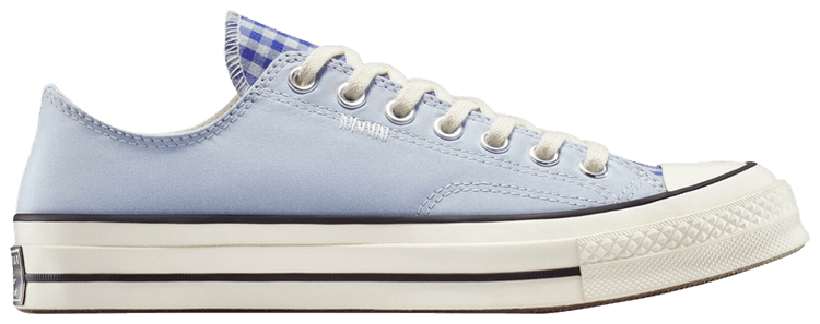 Converse Chuck 70 Low Upcycled   Chambray  Gingham