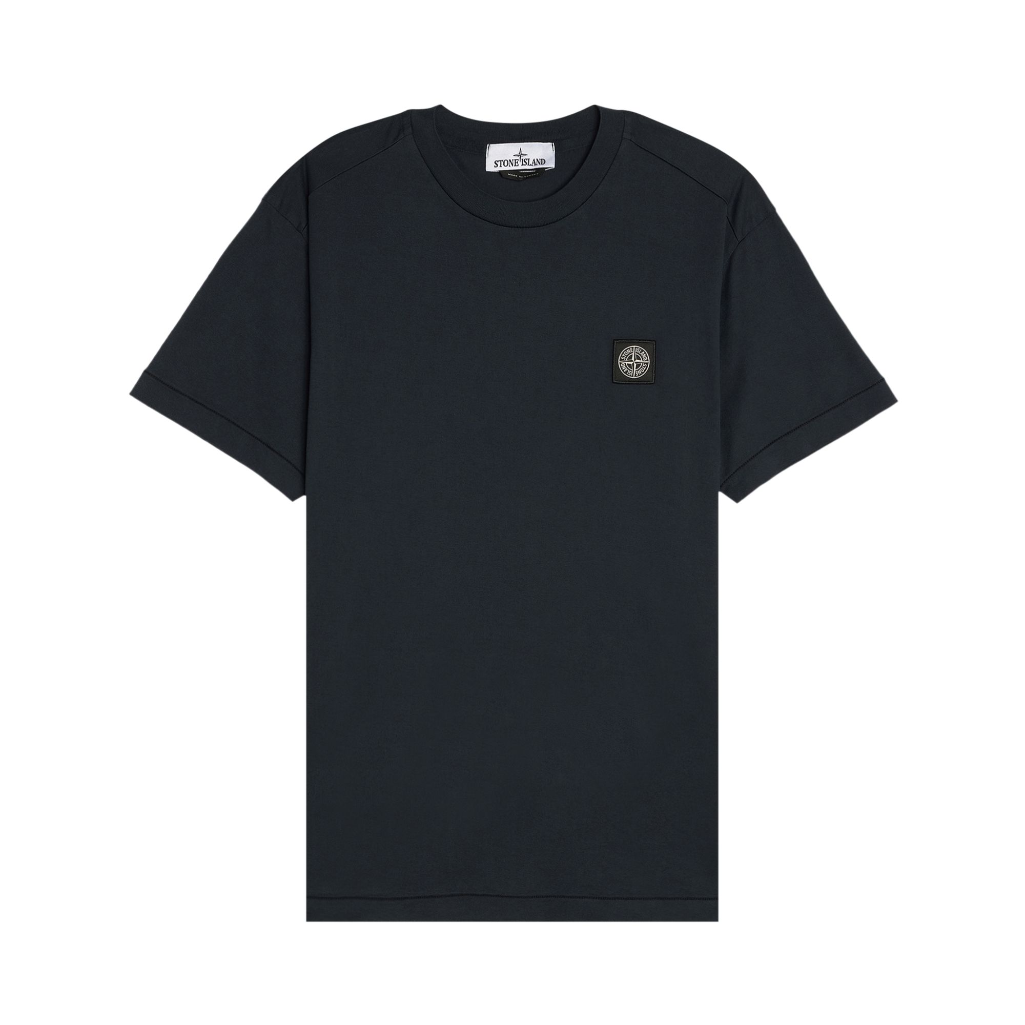 Pre-owned Stone Island Compass Patch Logo T-shirt 'navy Blue' | Men's Size M