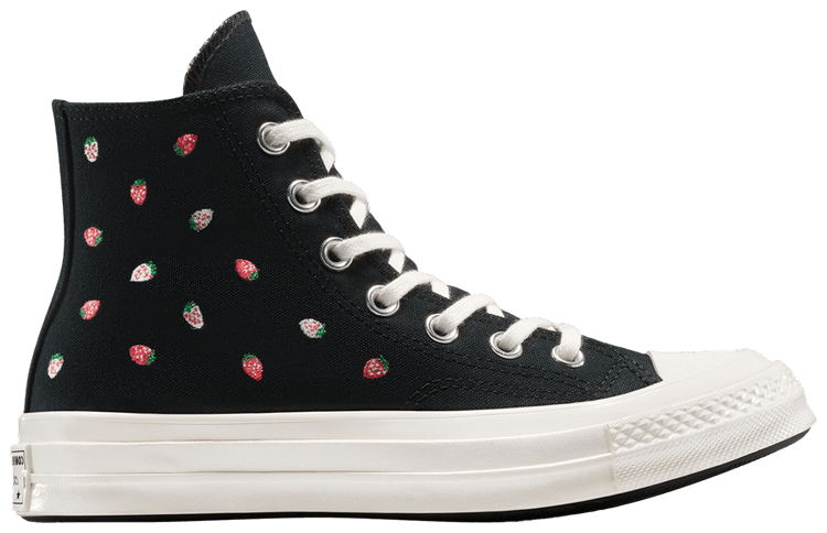 Converse Chuck 70 High Embroidered Strawberries