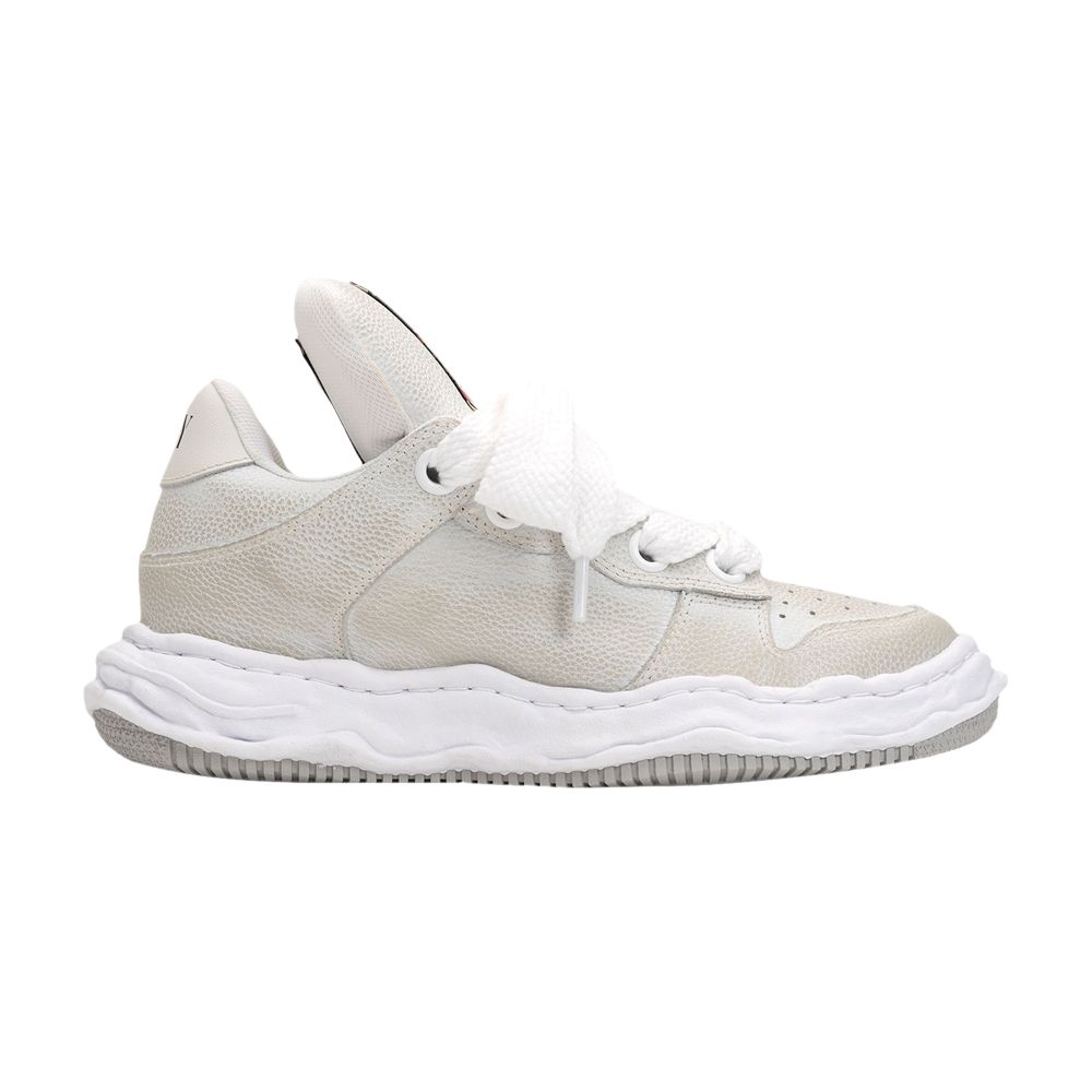 Pre-owned Miharayasuhiro Maison Mihara Yasuhiro Maison Mihara Yasuhiro Wayne Puffer Og Sole Brushed Shrink Leather Low 'white