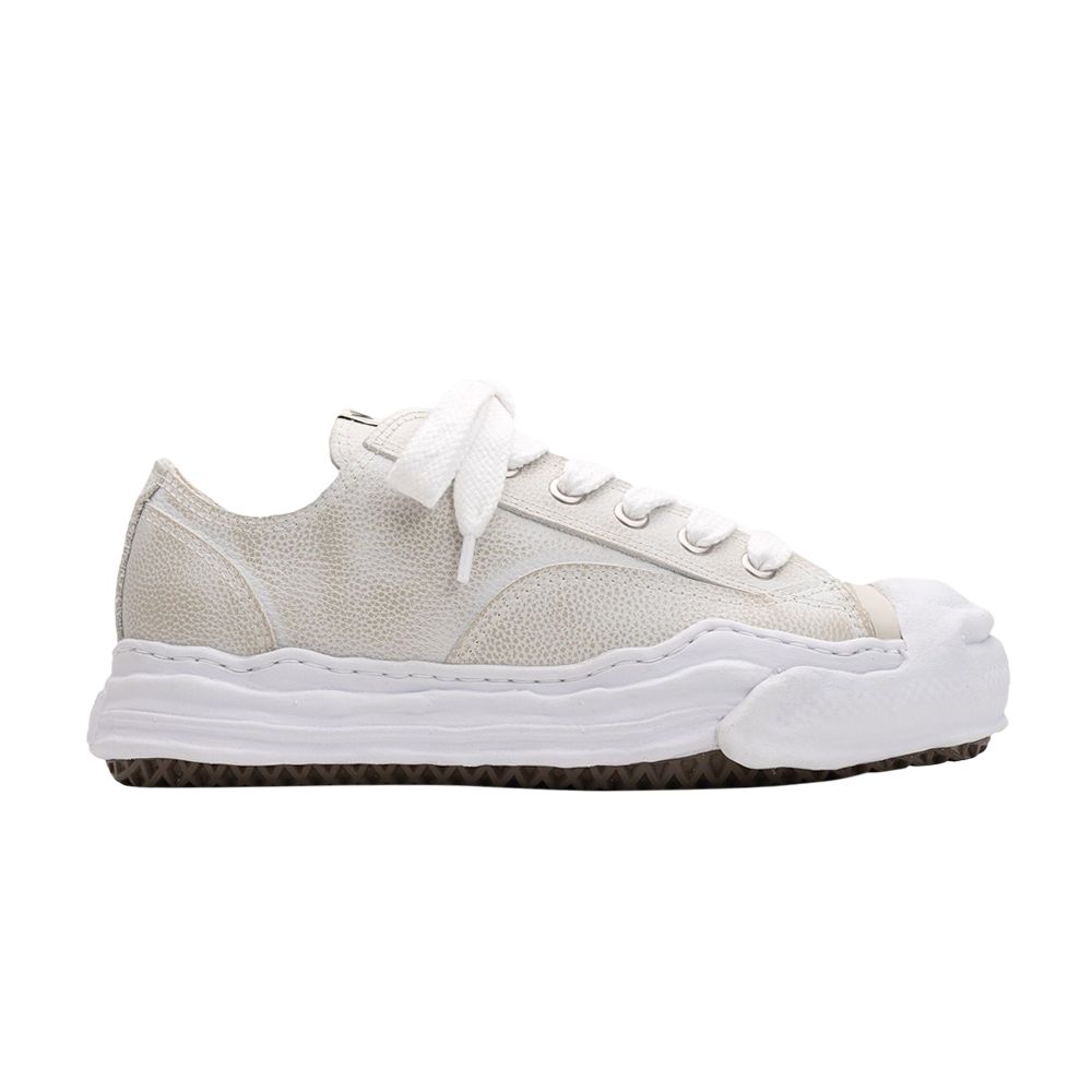 Pre-owned Miharayasuhiro Maison Mihara Yasuhiro Maison Mihara Yasuhiro Hank Og Sole Brushed Shrink Leather Low 'white' | Men'