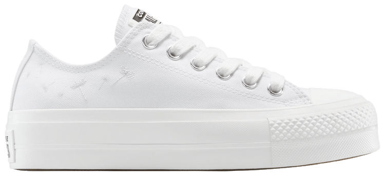 Converse Wmns Chuck Taylor All Star Lift Platform Low Embroidered Flowers