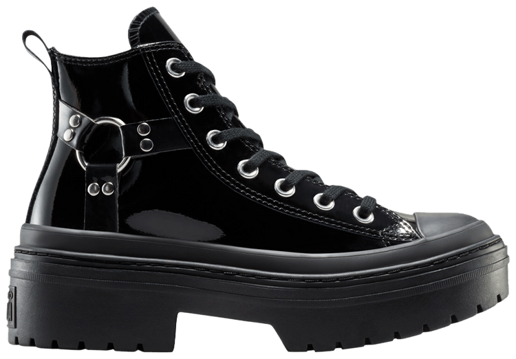 Converse Wmns Chuck Taylor All Star Lugged Heel Platform High Black Patent