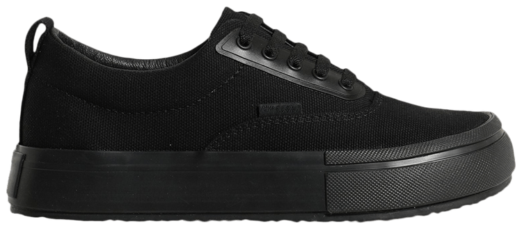 AMBUSH Vulcanized Lace Up Canvas Triple Black