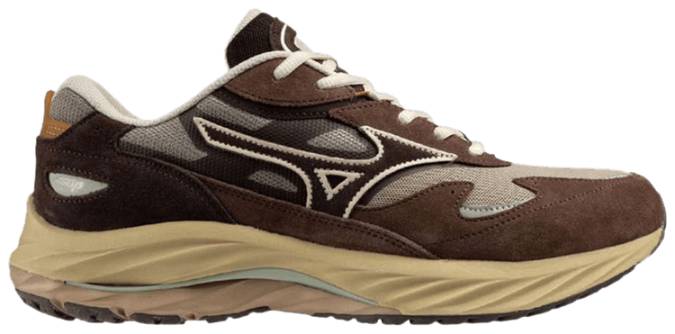 Mizuno Wave Rider Vintage Khaki Chicory Coffee