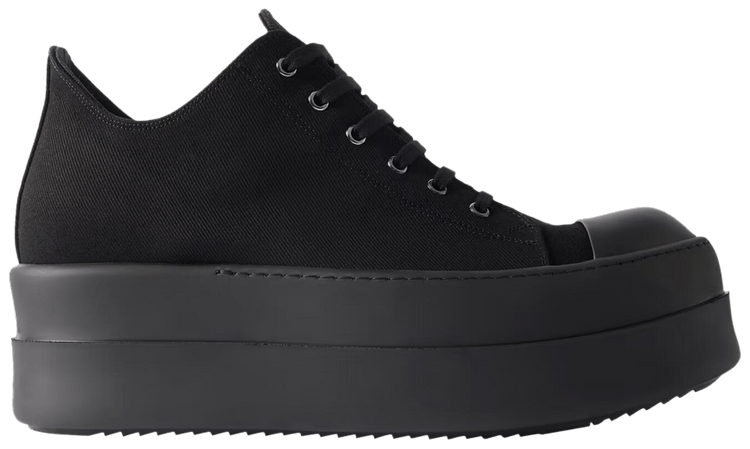 Rick Owens DRKSHDW Double Bumper Low All Black