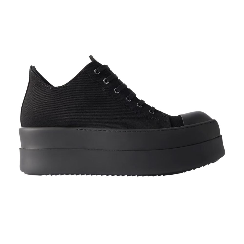 Pre-owned Rick Owens Drkshdw Double Bumper Low 'all Black' | Men's Size 43