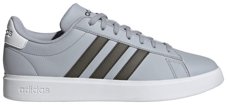 adidas Grand Court Halo Silver Shadow Olive