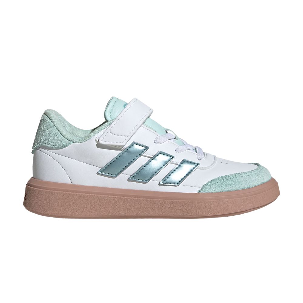 Pre-owned Adidas Originals Adidas Courtblock C 'halo Mint' | White | Kid's Size 11