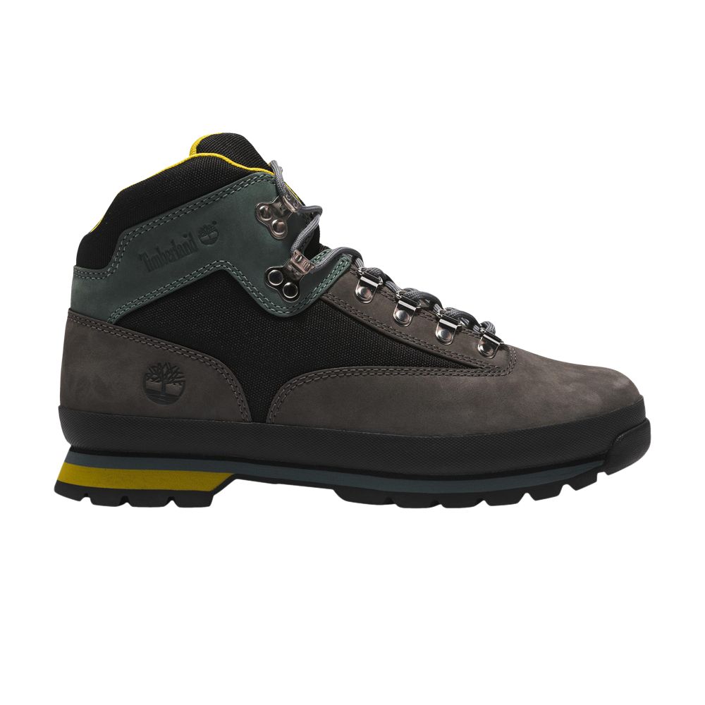 Pre-owned Timberland Euro Hiker Mid 'grey Black Green' | Men's Size 9