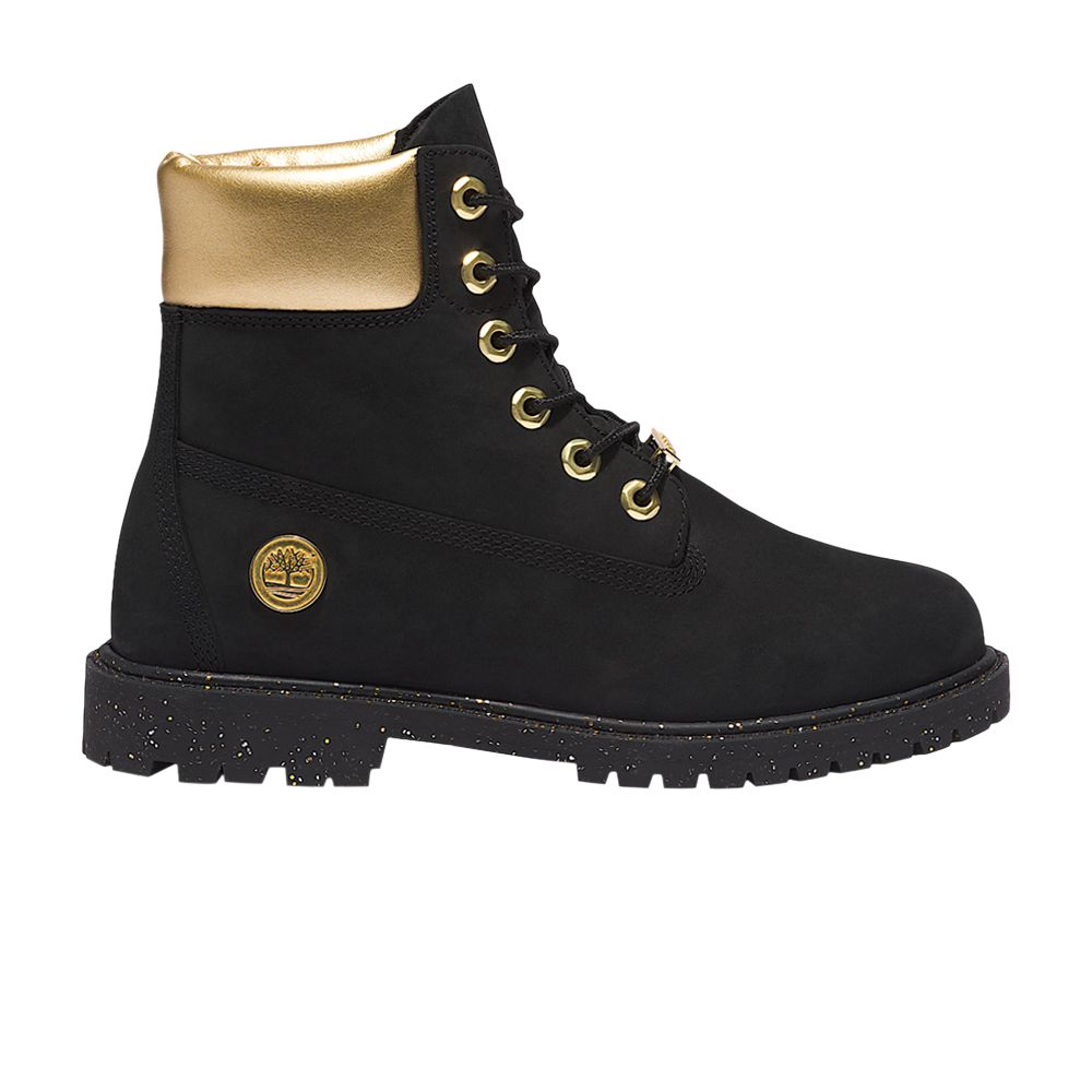 Timberland Wmns 6 Inch Premium Waterproof Boot 'Black Gold' | Women's Size 7.5 - TB0A5RRM-001