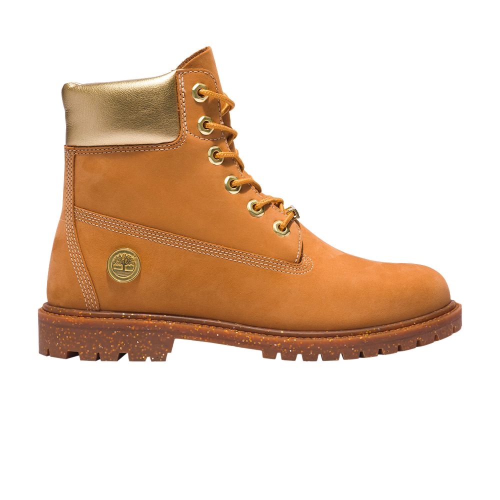 Pre-owned Timberland Wmns 6 Inch Premium Waterproof Boot 'wheat Gold' | Brown | Women's Size 6