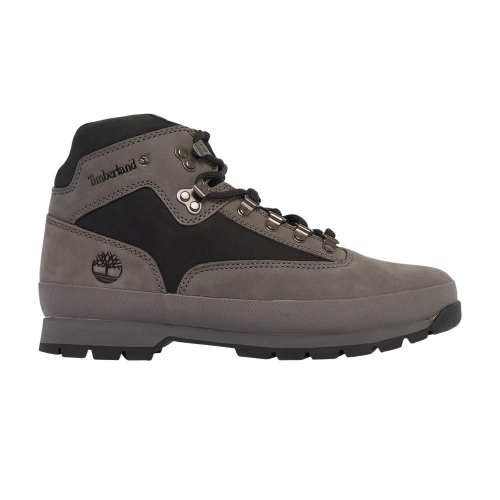 Pre-owned Timberland Euro Hiker Mid 'medium Grey Black' | Men's Size 10 In Gray